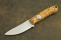 Нож Горностай (95Х18, Накладки карельская береза)