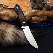 Цельнометаллические ножи (Фултанги) купить в Ярославле: Нож Горностай ЦМ (100Х13М, Накладки стабилизированная карельская береза)