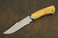 Нож Хазар (100Х13М, Карельская берёза, Текстолит)