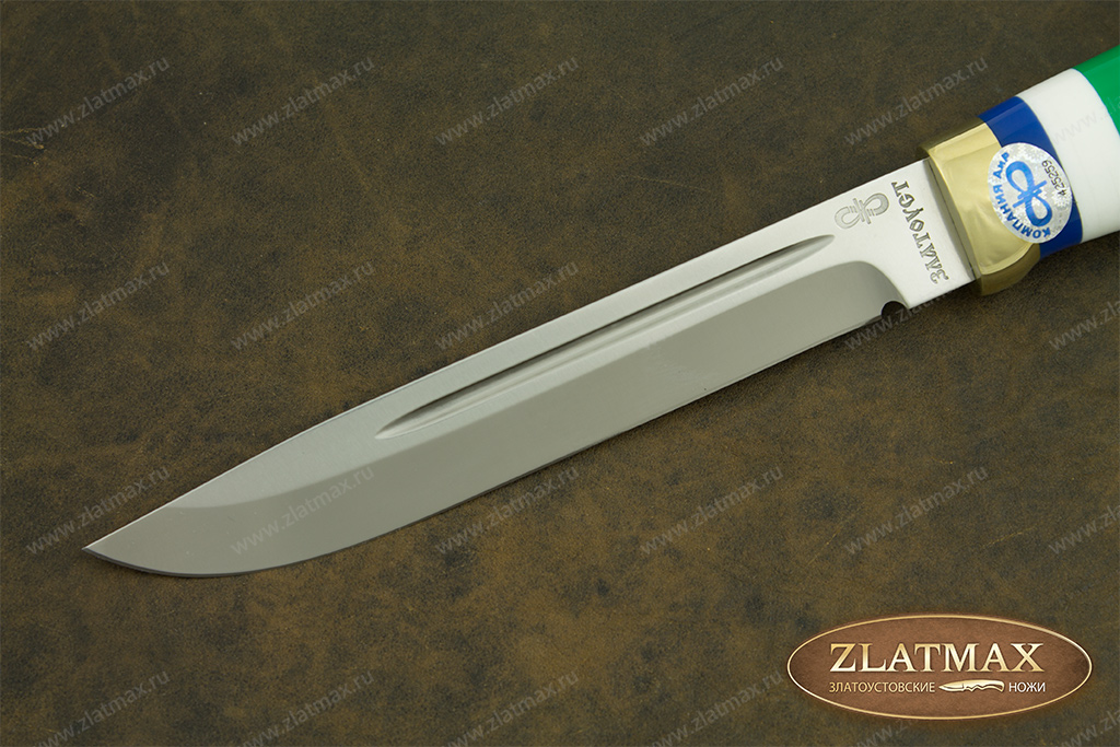 Нож Финка-3 (D2, Оргстекло, Латунь)
