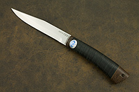 Нож Заноза (95Х18, Наборная кожа, Текстолит)
