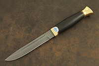 Нож Финка-3 (Дамаск ZDI-1016, Граб, Латунь)