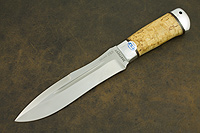 Ножи из стали 100Х13М купить в Красноярске: Нож Скорпион (100Х13М, Карельская берёза, Алюминий)