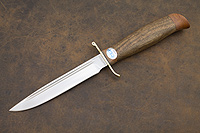 Нож Финка-2 Вача (95Х18, Орех, Латунь, Текстолит)