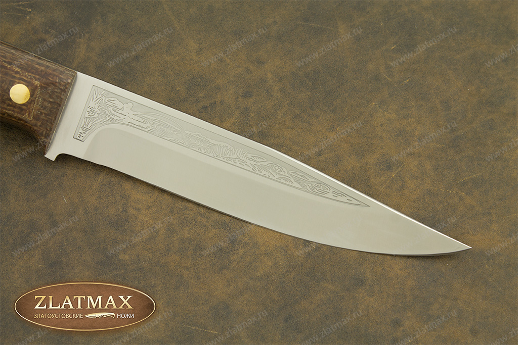 Нож Пескарь ЦМ (95Х18, Накладки текстолит)