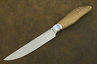 Ножи из стали 100Х13М купить в Красноярске: Нож кухонный Овощной (100Х13М, Орех, Алюминий)