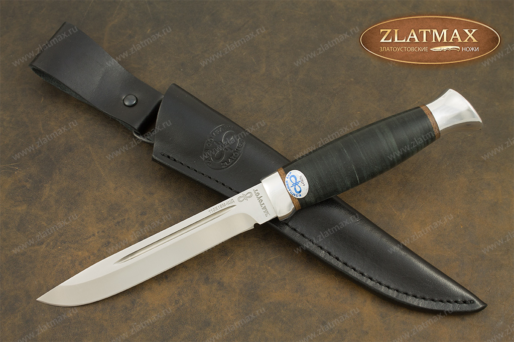 Нож Финка-3 (ЭП-766, Наборная кожа, Алюминий)