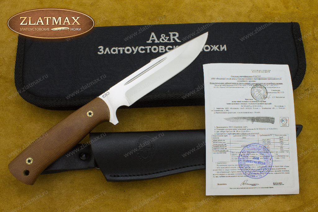 Нож Леший (100Х13М, Накладки текстолит)