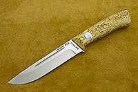 Нож Бекас ЦМ (110Х18М-ШД, Накладки карельская береза)