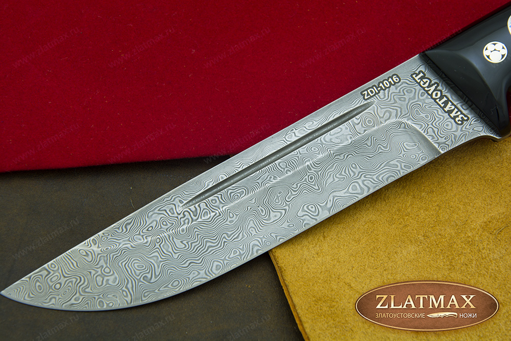 Нож Бекас ЦМ (Дамаск ZDI-1016, Накладки Mercorne)