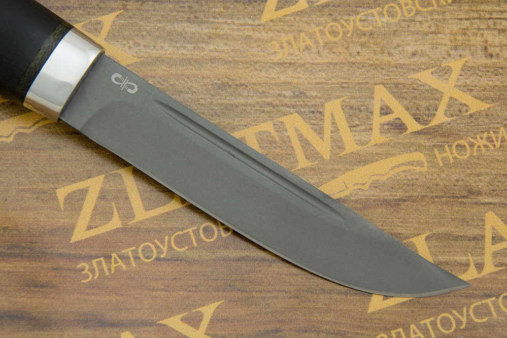 Нож Финка Lappi (ЭП-766, Граб, Алюминий, Пескоструйная обработка Sandwave)
