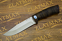 Нож Турист (95Х18, Наборная кожа, Текстолит)