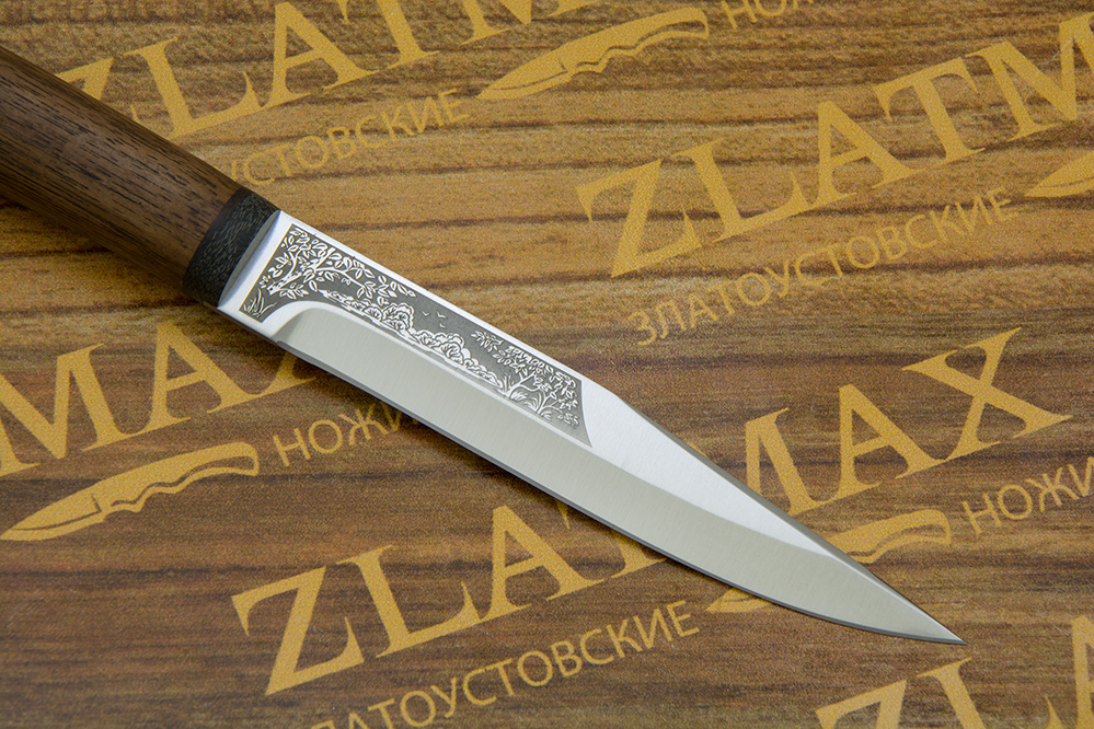 Нож Заноза (95Х18, Орех, Текстолит)