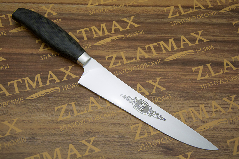 Нож Мясницкий (95Х18, Текстолитовая, Алюминий)