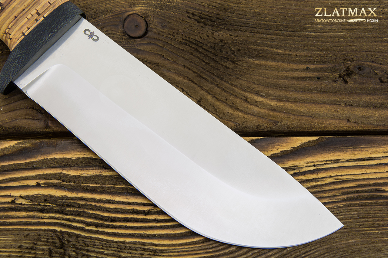 Нож Толстяк (95Х18, Наборная береста, Текстолит)