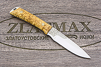 Нож Снегирь (95Х18, Накладки карельская береза)