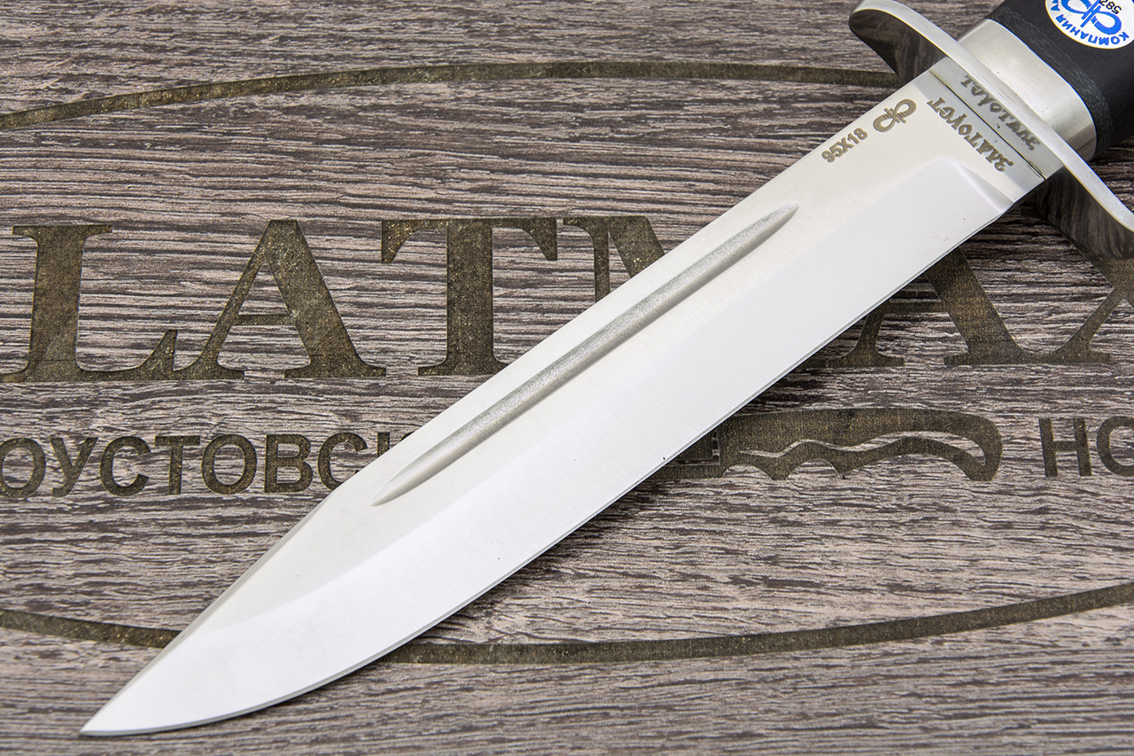 Нож НР Патрон (95Х18, Граб, Нержавеющая сталь)