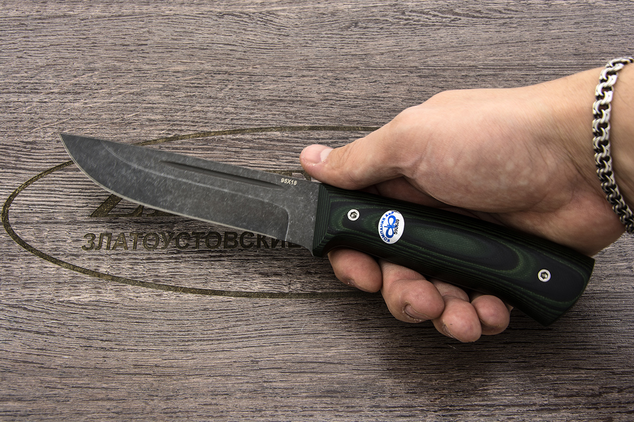 Нож Бекас ЦМ (95Х18, Накладки G10)