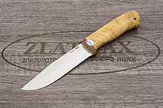 Нож Турист (95Х18, Берёзовый кап, Текстолит)