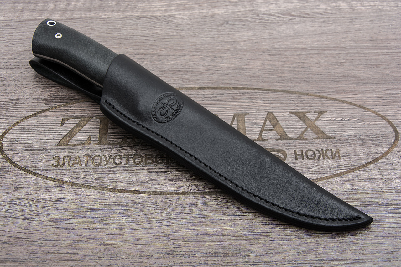Нож Бекас ЦМ (Дамаск ZDI-1016, Накладки текстолит)
