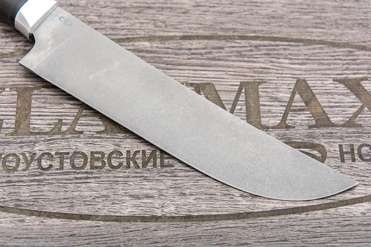 Нож Пчак (ЭП-766, Граб, Алюминий, Пескоструйная обработка Sandwave)