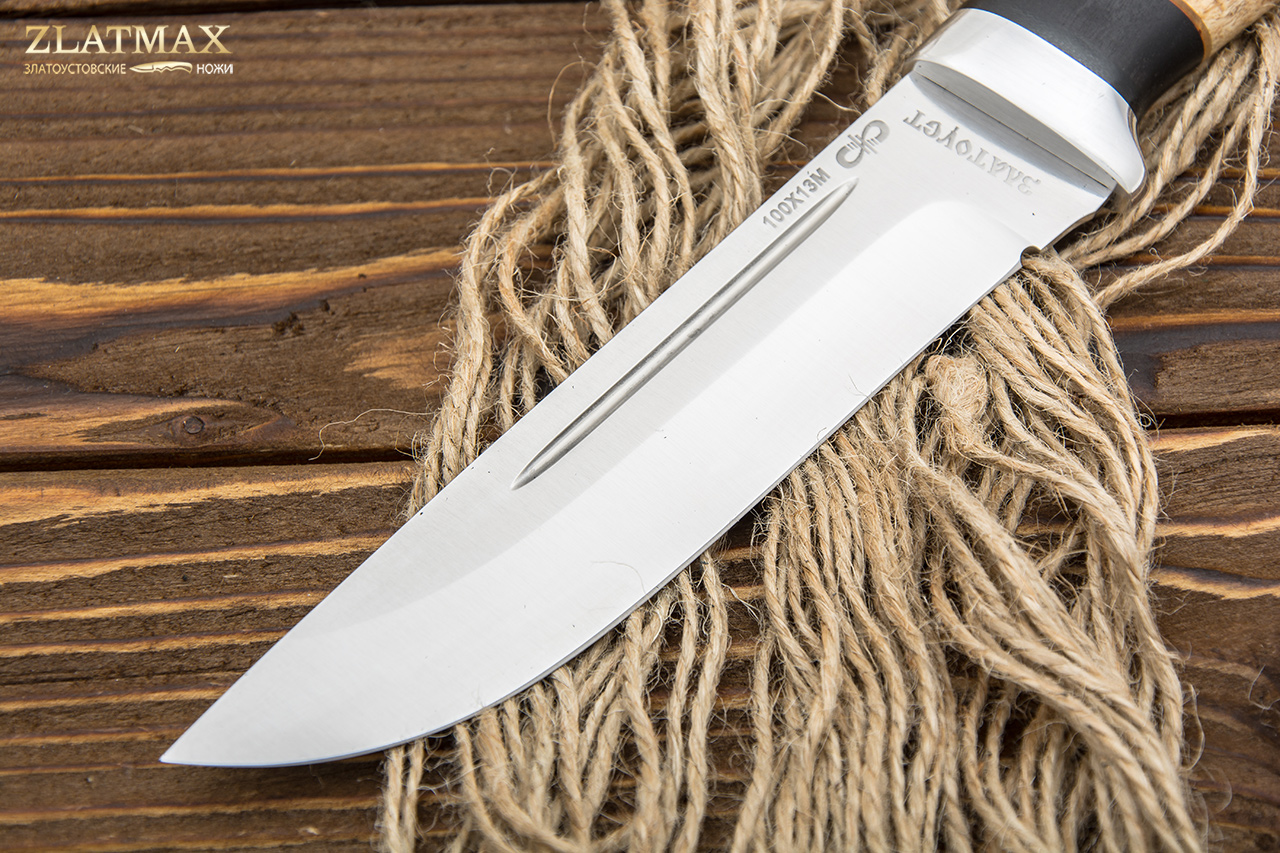 Нож Бекас (100Х13М, Комбинированная, Алюминий)