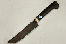 Нож Пчак (Дамаск ZD-0803, Граб, Латунь)