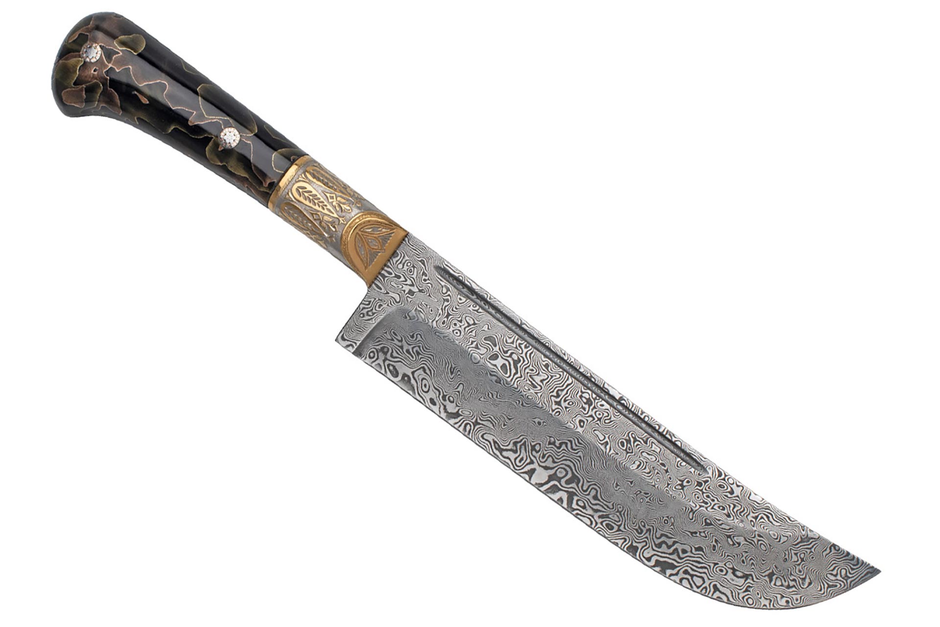 Нож Пчак подарочный ЦМ (Дамаск ZDI-1016, Композит)