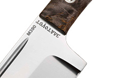 Нож Пчак-Н (М390, Стабилизированная карельская береза)