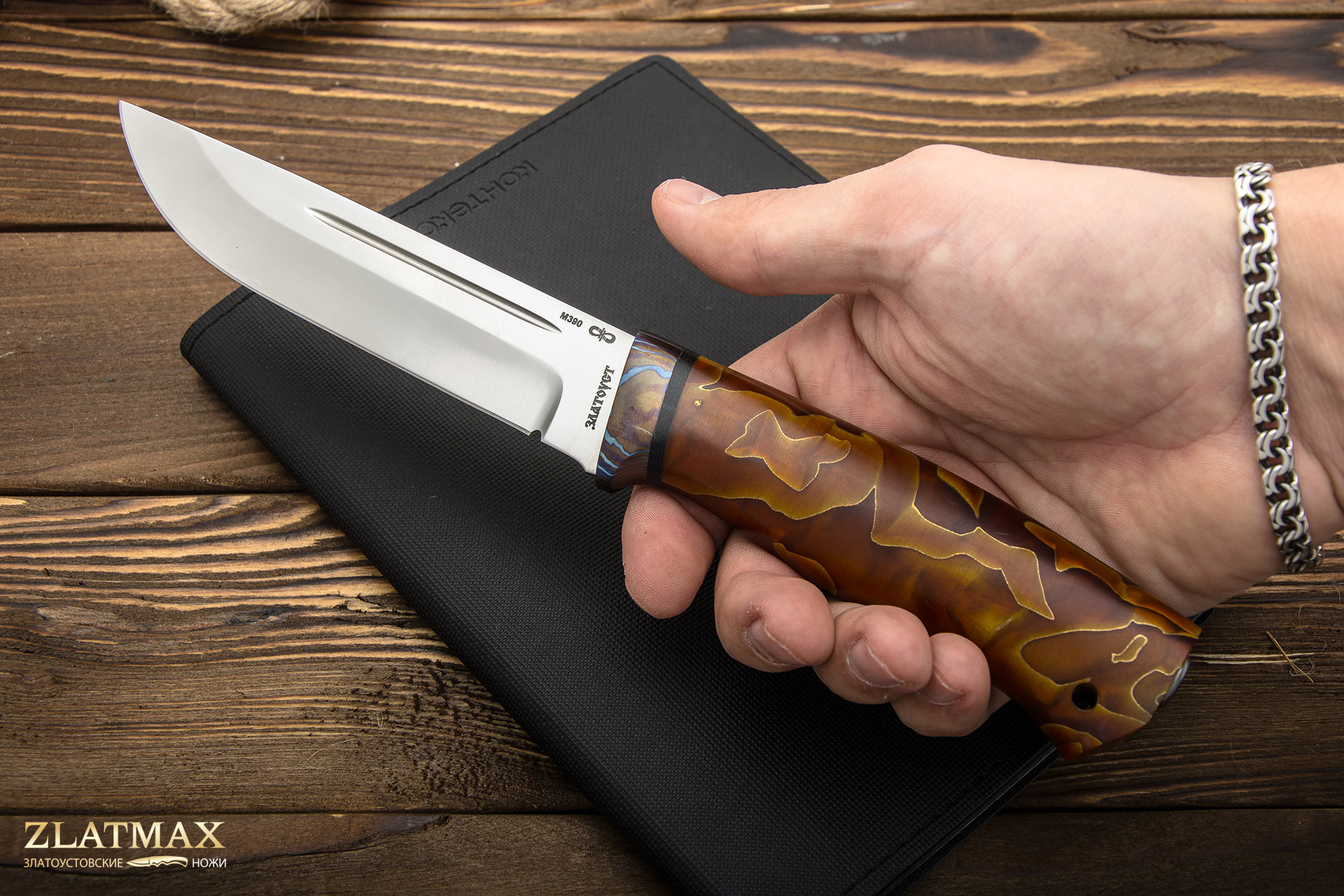 Нож Бекас (М390, Композит, ZlaTi)