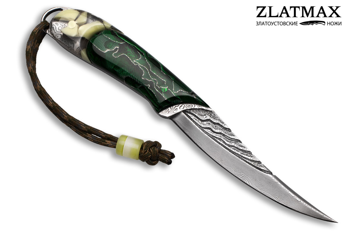 Нож Каллисто (Дамаск ZDI-1016, Композит)
