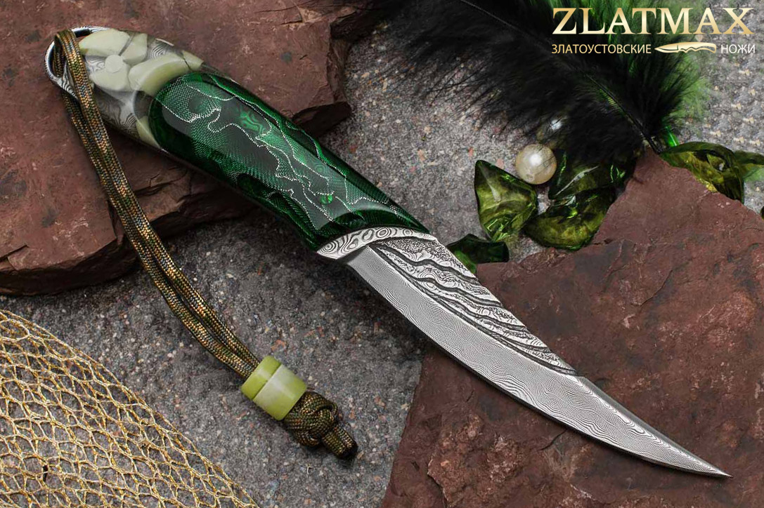 Нож Каллисто (Дамаск ZDI-1016, Композит)