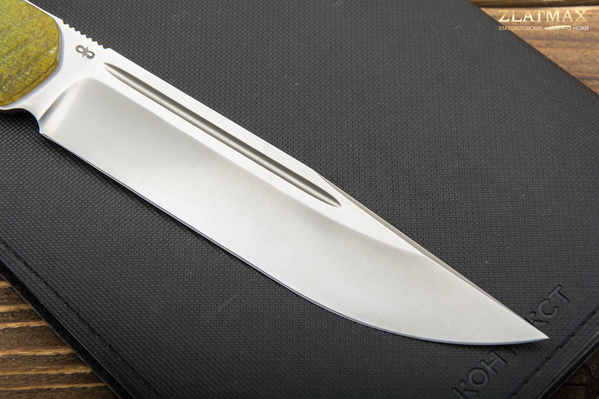 Нож Леший-Т (95Х18, Накладки микарта зеленая)