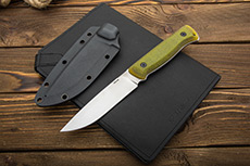 Цельнометаллические ножи (Фултанги) купить в Ярославле: Нож Стриж-Т (100Х13М, Накладки микарта оливковая)