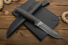 Нож Бекас (К340, Граб, Текстолит, Обработка клинка Stonewash)