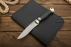 Ножи из стали 95Х18 купить в Астрахани: Нож Шаман-2 (95Х18, Граб, Латунь)