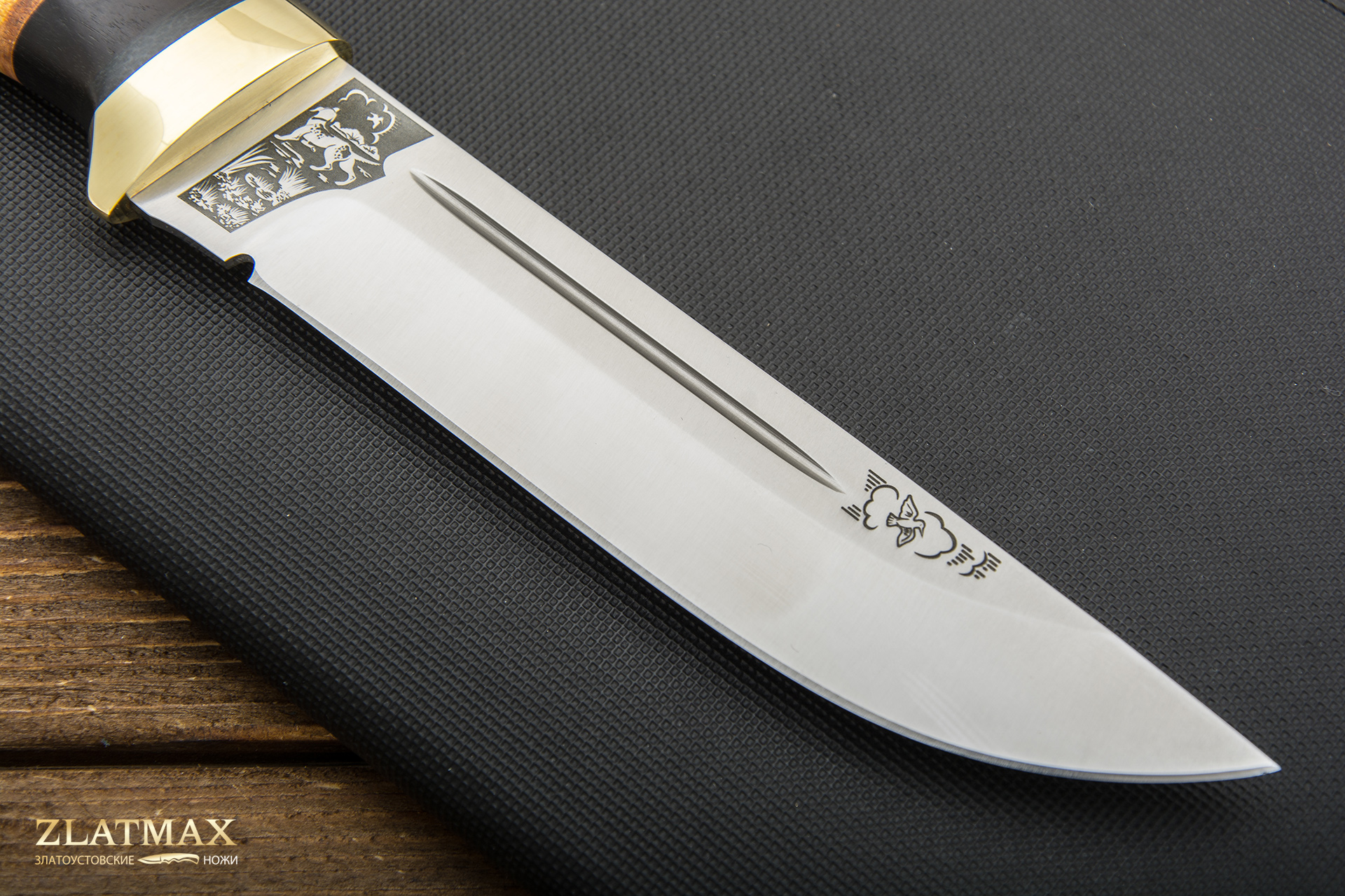 Нож Бекас (95Х18, Комбинированная, Латунь)