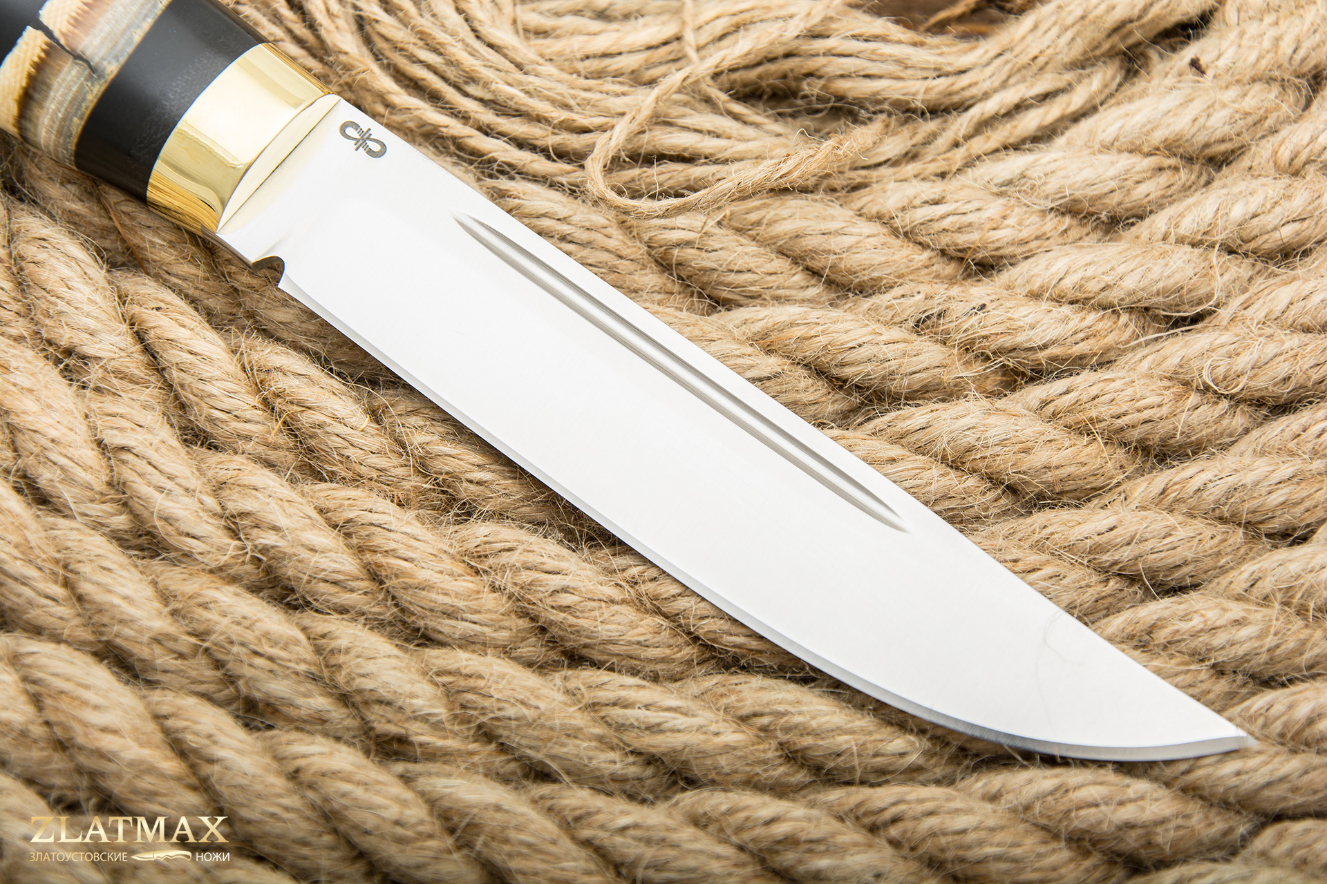 Нож Финка Lappi (ЭП-766, Композит шишка, Латунь)