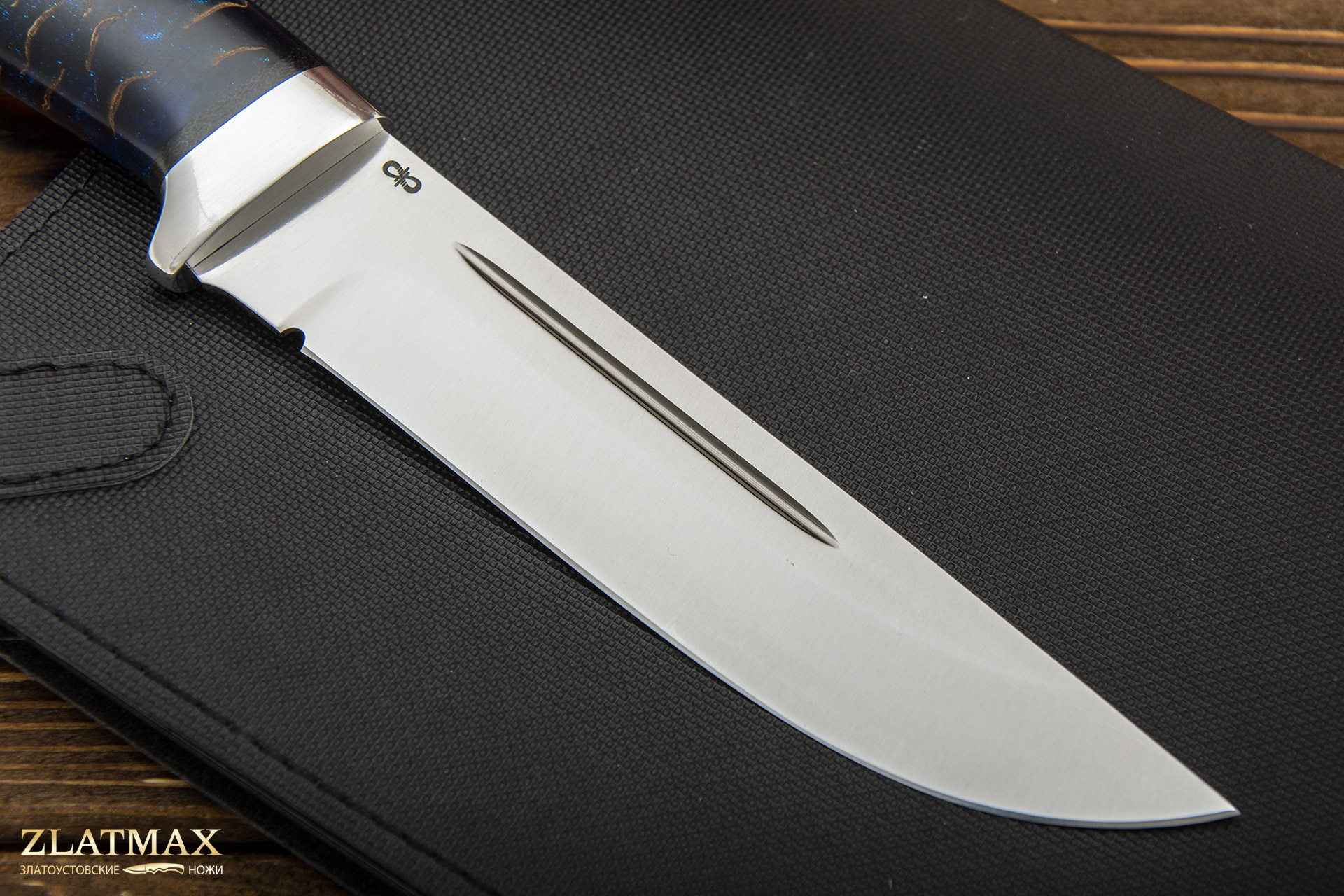 Нож Бекас (ЭП-766, Композит шишка темный, Алюминий)