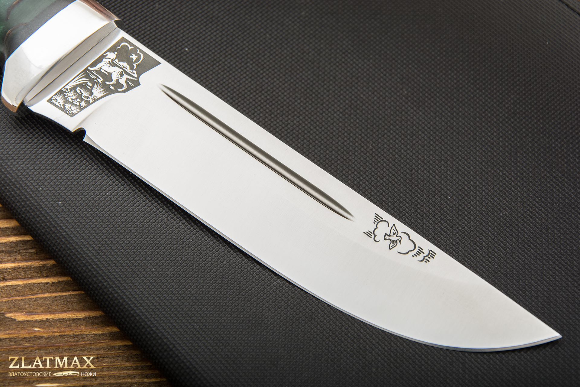 Нож Бекас (ЭП-766, Композит шишка, Алюминий)