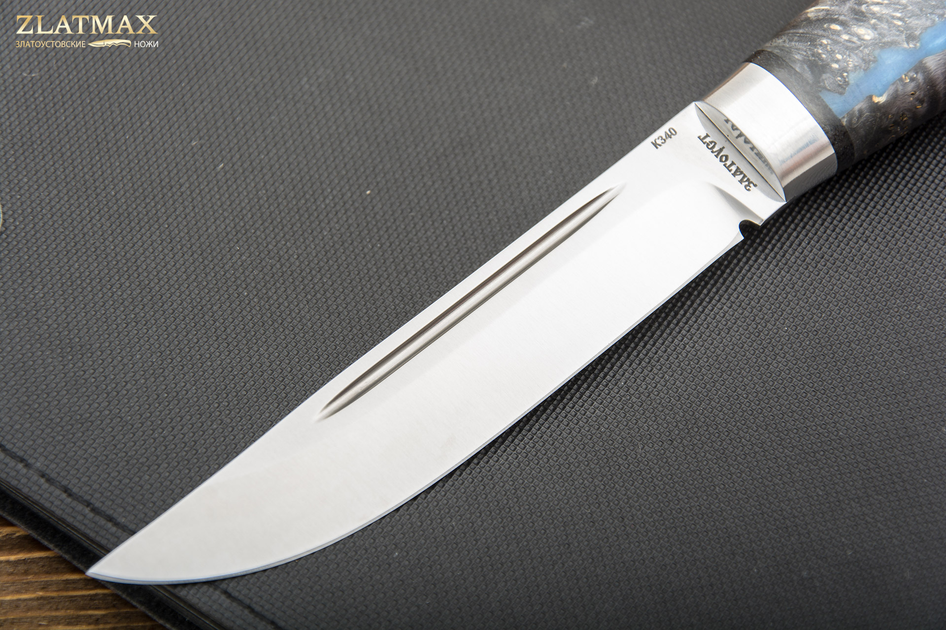 Нож Финка Lappi (ЭП-766, Гибрид стаб. кап клена, Алюминий)