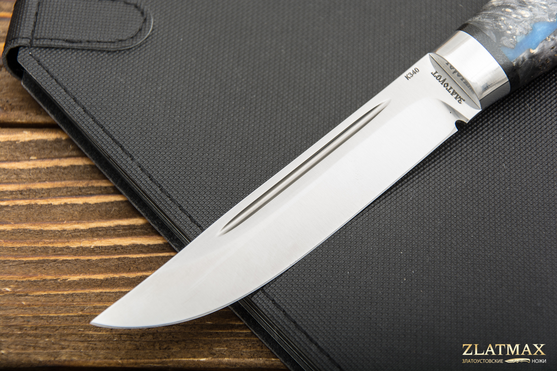 Нож Финка Lappi (ЭП-766, Гибрид стаб. кап клена, Алюминий)