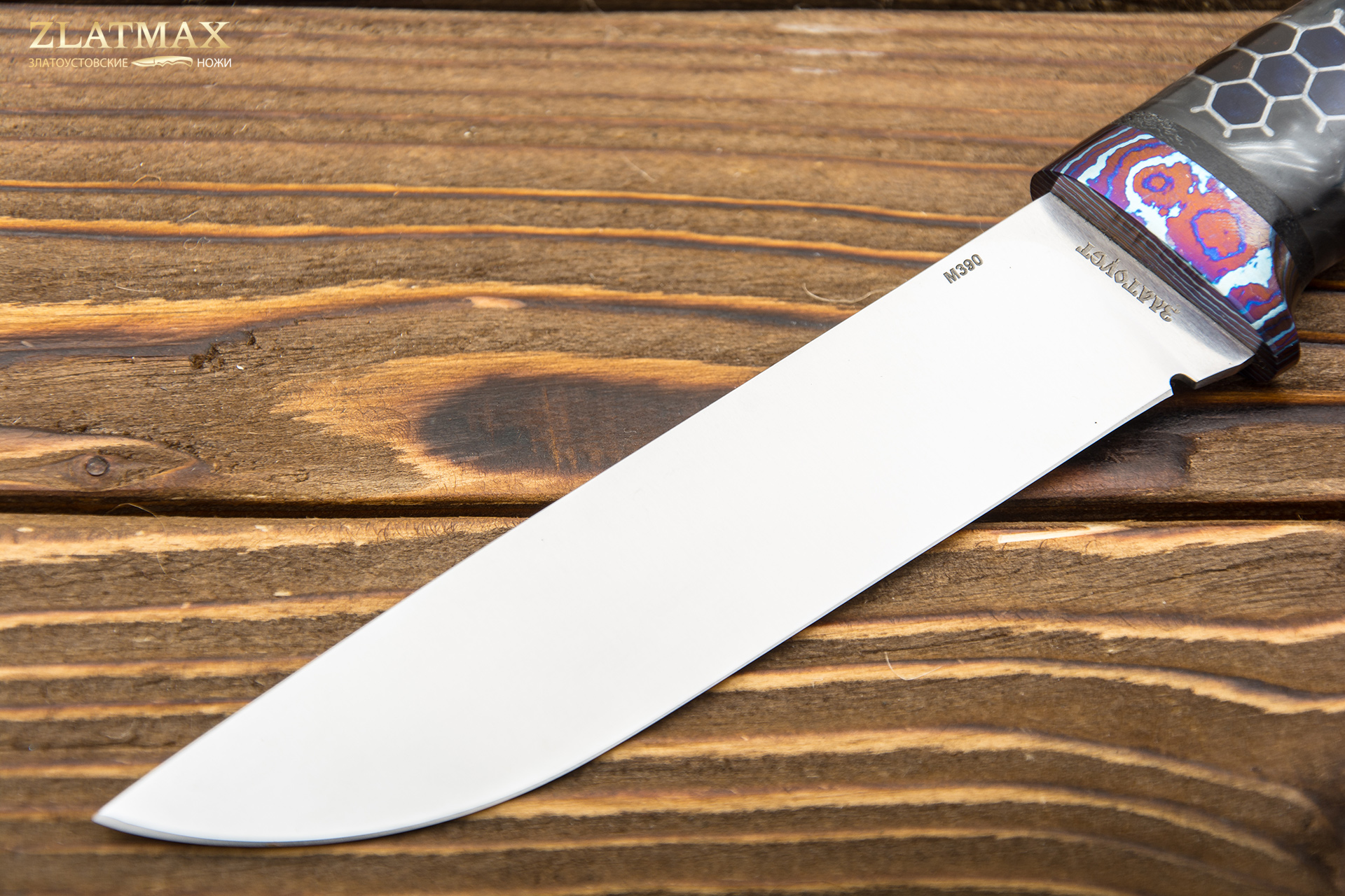 Нож Бекас (М390, Композит шишка, ZlaTi)
