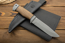 Нож Турист (ELMAX, Орех, Нержавеющая сталь, Пескоструйная обработка Sandwave)