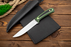 Цельнометаллические ножи (Фултанги) купить в Ярославле: Нож Лиса ЦМ (95Х18, Накладки G10)