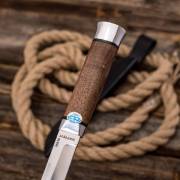 Ножи из стали 95Х18 купить в Астрахани: Нож Бурятский средний (95Х18, Орех, Алюминий)