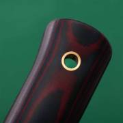 Цельнометаллические ножи (Фултанги) купить в Ярославле: Нож Ирбис (95Х18, Накладки микарта зелено-красная)