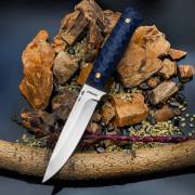 Ножи для рыбалки купить в Перми: Нож Пескарь ЦМ (95Х18, Накладки G10 каменный век)