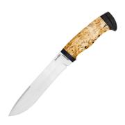 Ножи из стали 95Х18 купить в Иркутске: Нож Шаман-1 (95Х18, Карельская берёза, Текстолит)