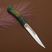 Ножи из стали ELMAX купить в Новокузнецке: Нож Заноза (ELMAX, Стабилизированный березовый кап, Мокумэ-ганэ)